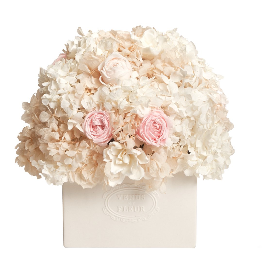 Allura Vase with Mixed Eternity™ Flowers