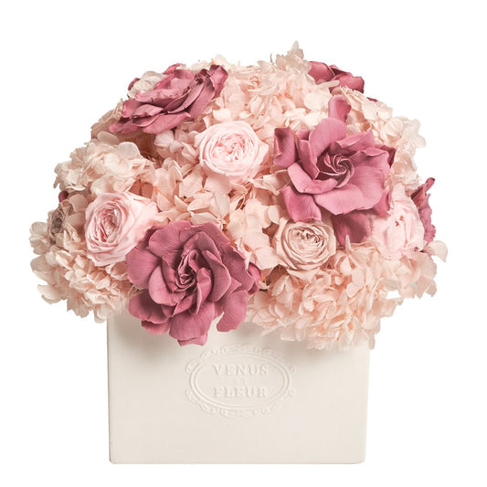 Allura Vase with Mixed Eternity™ Flowers