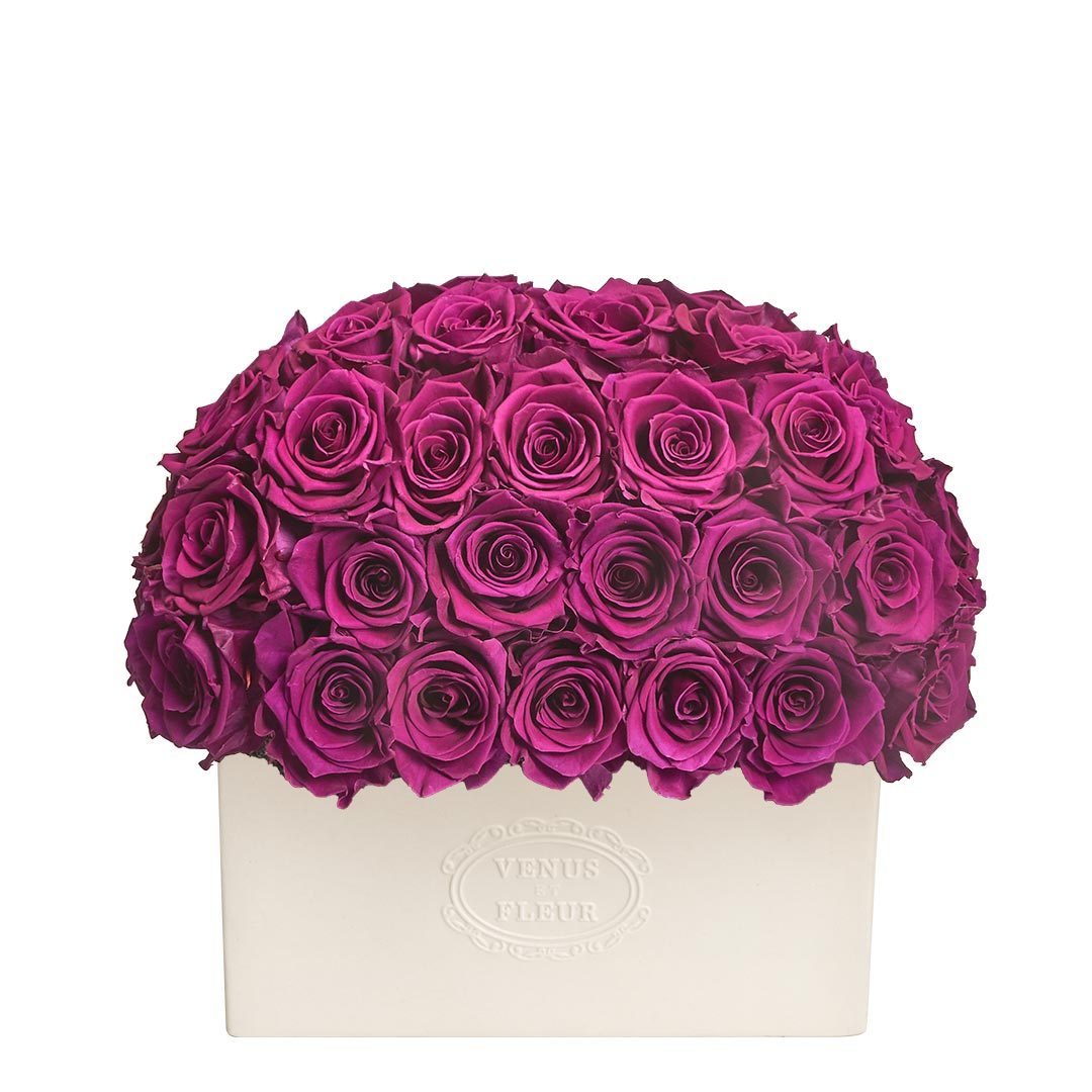 Serene Vase with Eternity® Roses
